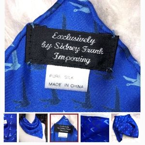 Gray Goose RARE Royal Blue Silk Scarf